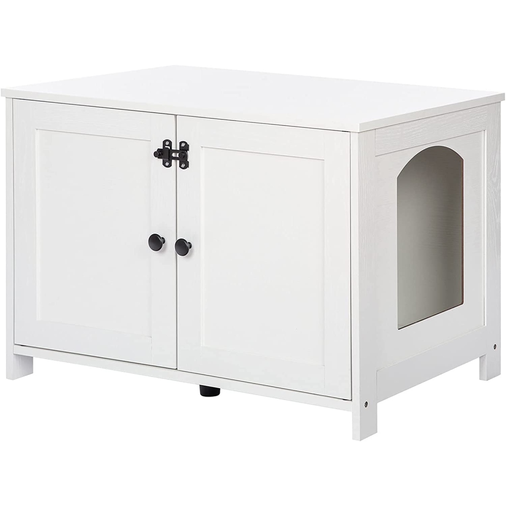 Cat Litter Box Furniture - Greige: image 12