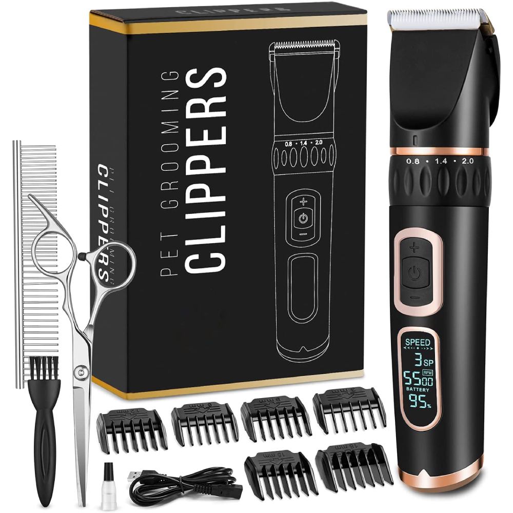Dog Clippers - Black Silver