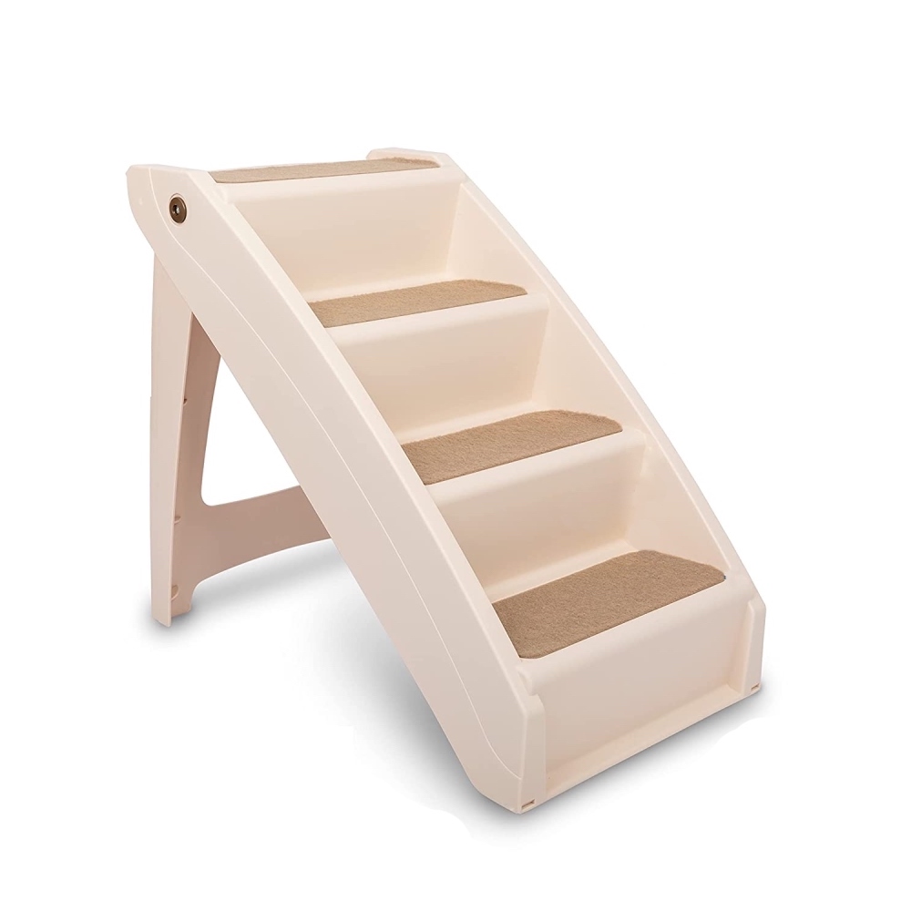 Folding Dog Stairs - Pet Steps Extra Large / Tan: image 5