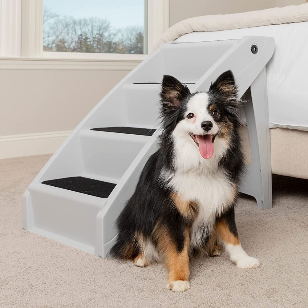 Folding Dog Stairs - Pet Steps Extra Large / Tan: image 6