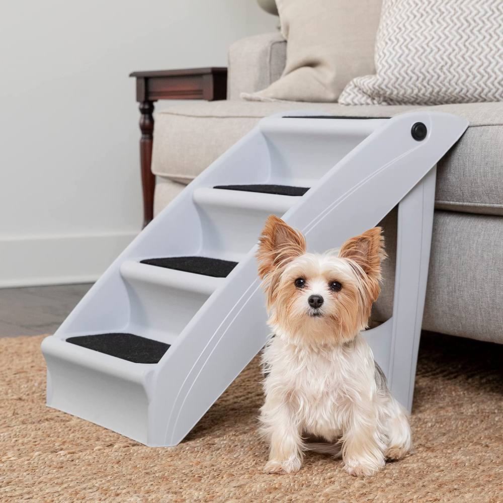 Folding Dog Stairs - Pet Steps Extra Large / Tan: image 7