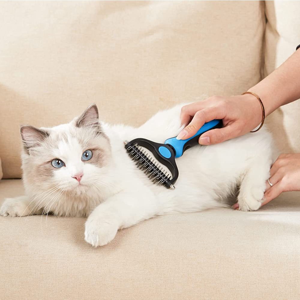 Pet Grooming Brush - White: image 3