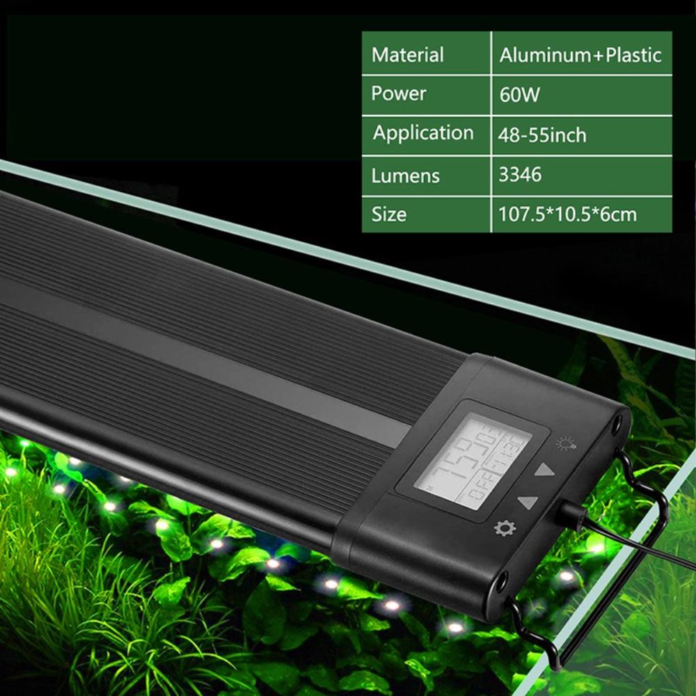 Plant Fish Tank Light - 72W 48In 55In: image 12